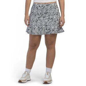 TOMMY BAHAMA Floral Flounce Ruffle Hem Skort With Scrunchie